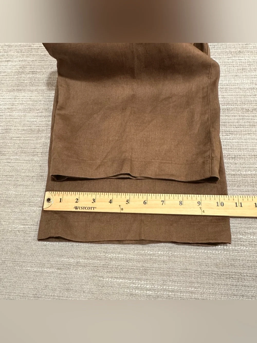 Banana Republic Men's Brown 100% Linen Pants Trousers Size 38x32 Made in India